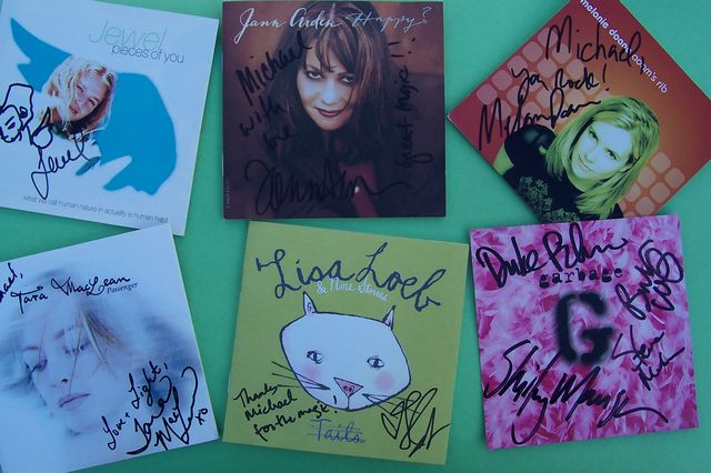 A few autographs